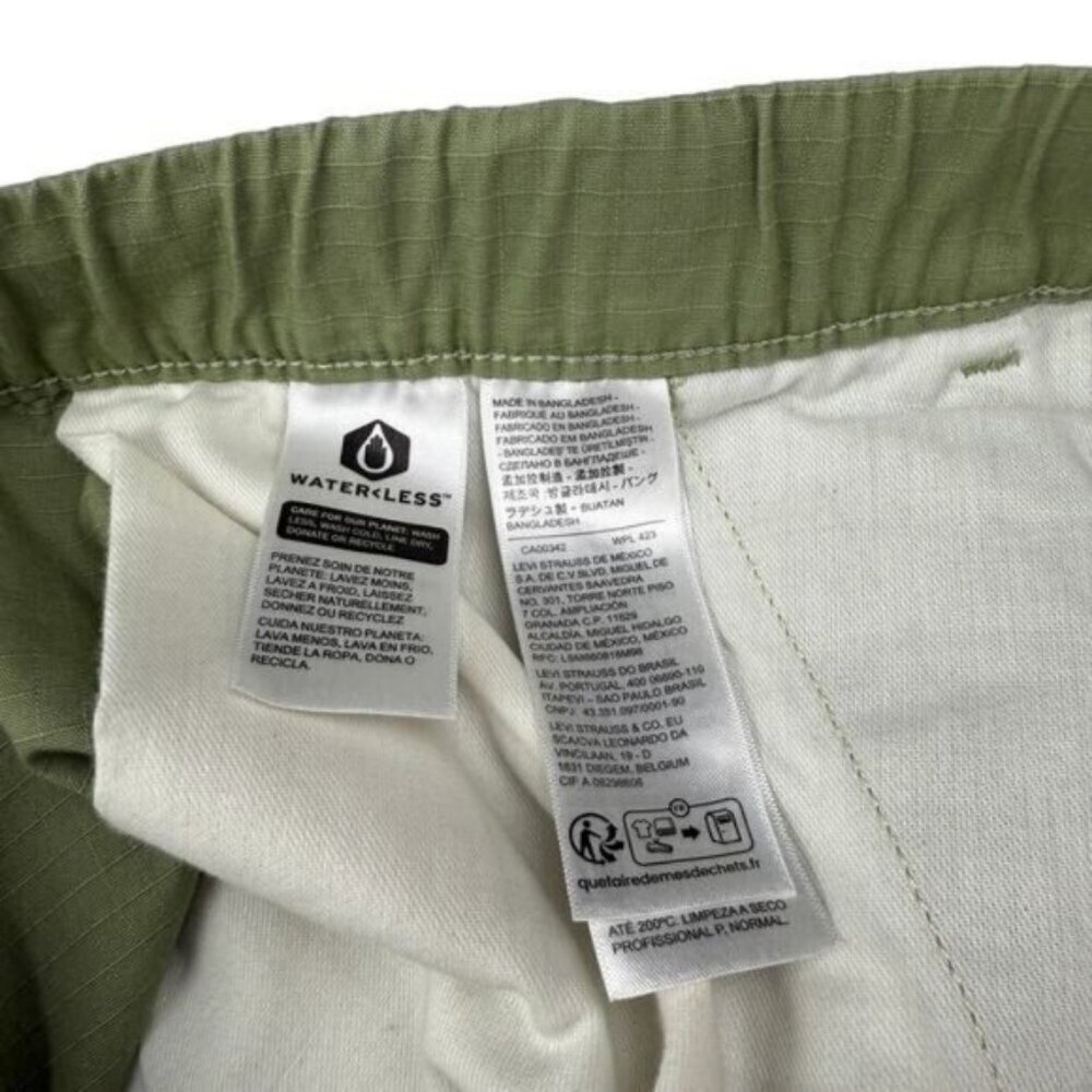 Levi's Patch Pocket Cargo Trousers Size XXL Aloe Ns Rpstp Green - Picture 6 of 8